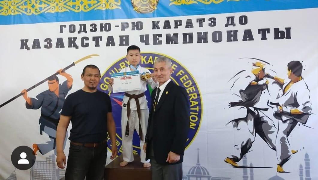 Мектебіміздің 7 “Ғ” сынып оқушысы  Айдархан Мади  Астана қаласында өткен Годзю-рю Каратэ До - дан Қазақстан чемпионатынан алтын медальға ие болды.