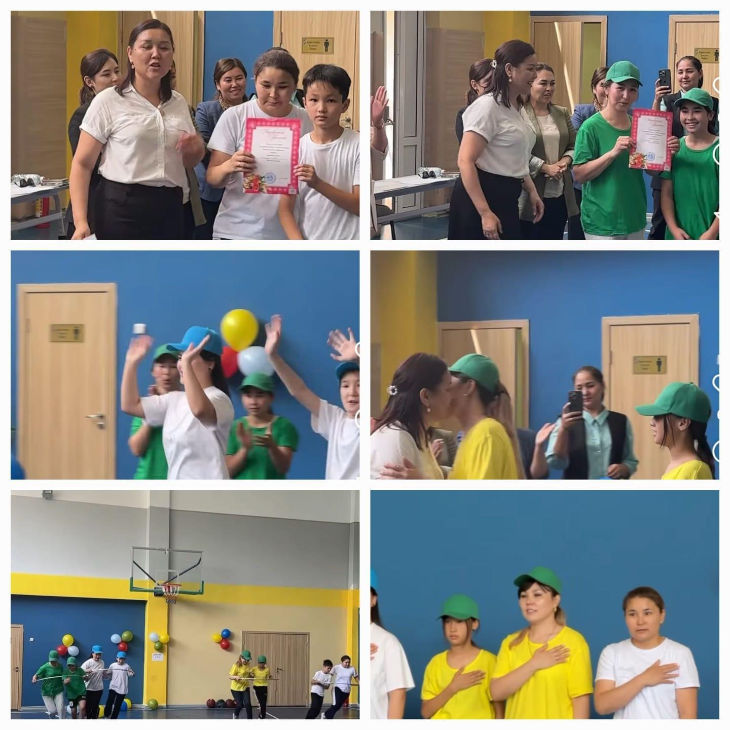 Отбасы – өмір тірегі, спорт – денсаулық кепілі! 🤸‍♂️ Бүгін мектебімізде Отбасы күніне орай «Салауатты өмір салты» тақырыбында ерекше спорттық жарыс ұйымдастырылды! 🏃‍♀️💪