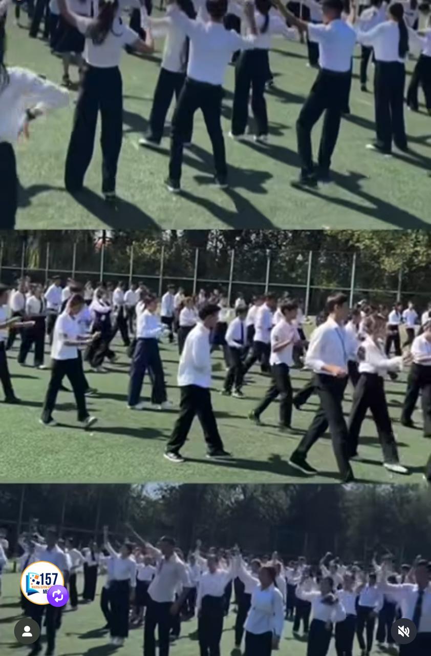 Бүгін біздің сынып «Буллингке қарсымыз!» деген ұранмен достық пен мейірімділікке арналған шағын акция ұйымдастырды.